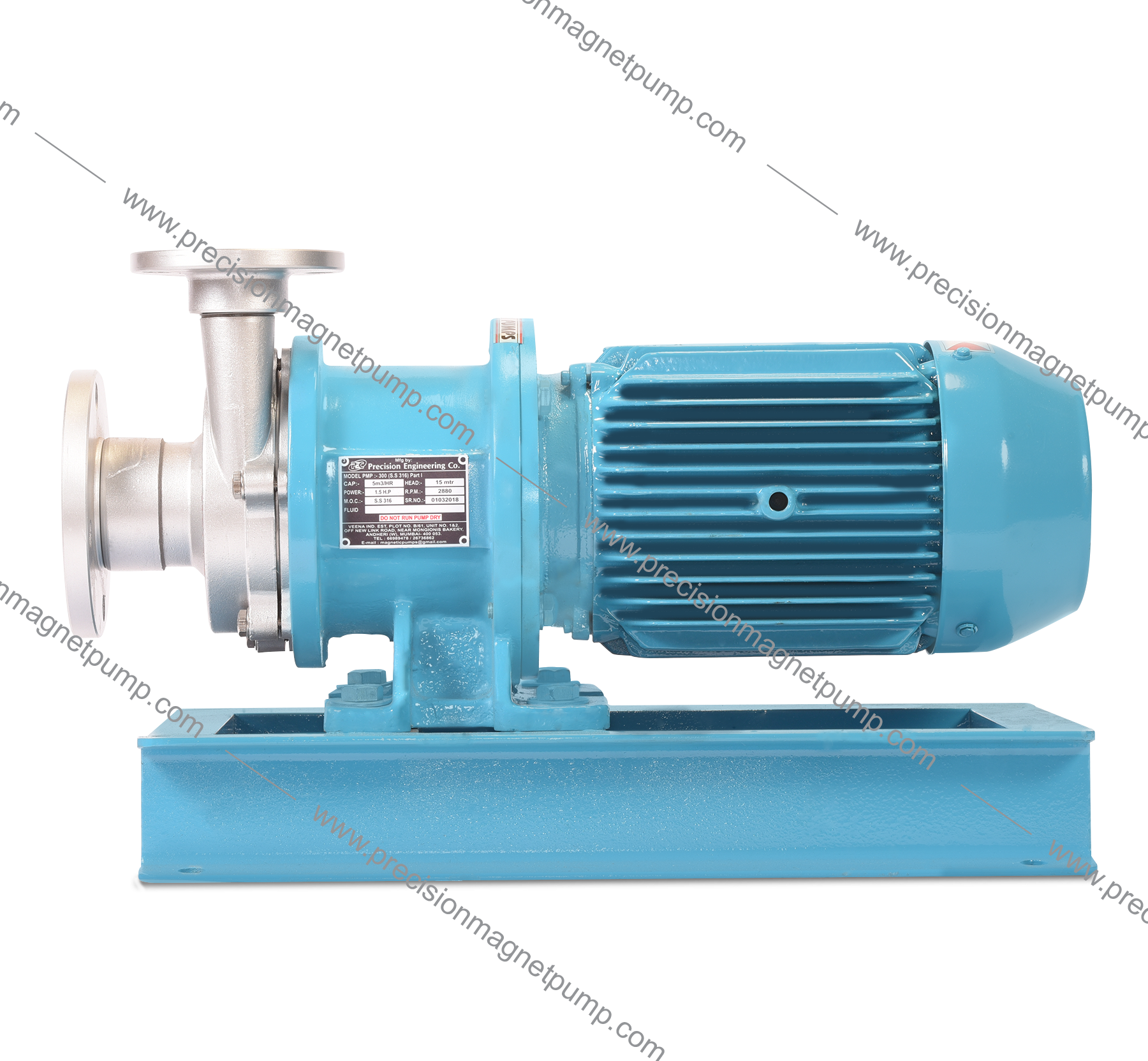 Magnetic Sealless Pump PMP-520-SS316 